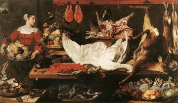 Le Pantry Nature morte Frans Snyders Peinture à l'huile